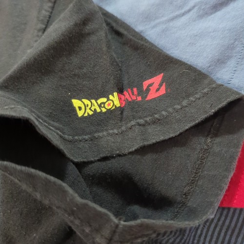DRAGON BALL Z Vtg 90s Y2k Black Graphic T-SHIRT Shenron Goku Anime Men's S M - Picture 5 of 9