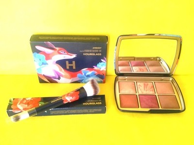NIB) HOURGLASS AMBIENT LIGHTING EDIT UNLOCKED FOX Palette & BRUSH