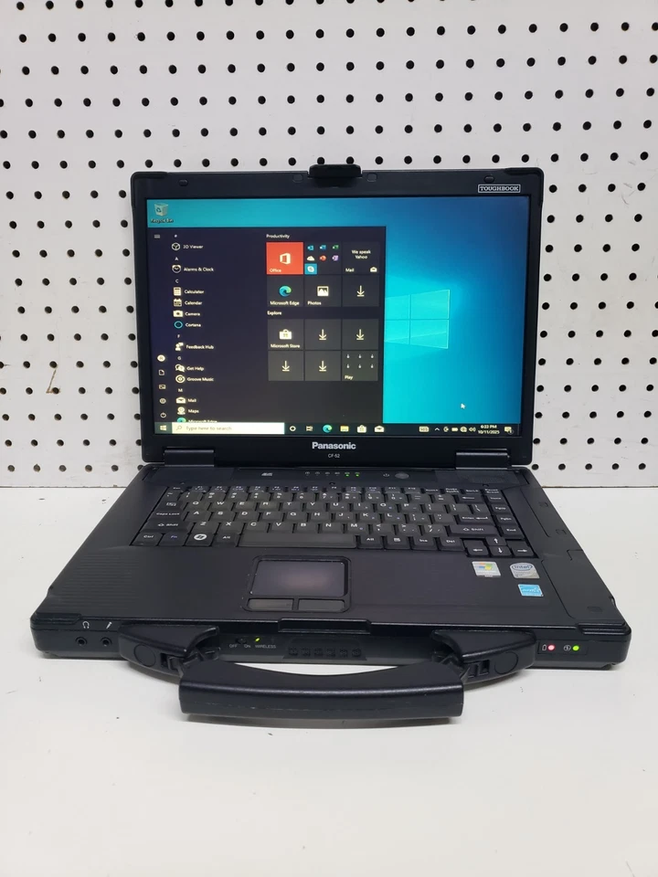 Panasonic Toughbook CF-52 Core 2 Duo P8600 2.4GHz 4GB RAM 256GB SSD, WIN 10 PRO - Imagem 2 de 4