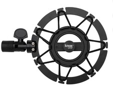Knox Gear Blue Yeti Nano Microphone Shock Mount Black Podcast for 3/8-5/8" Stand