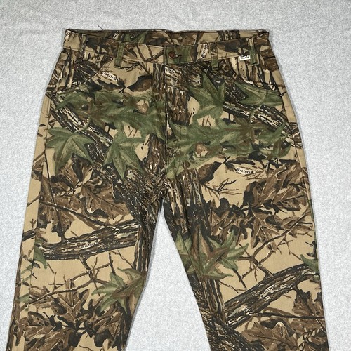 Vintage Duxbak Camouflage Jeans Herren 36x32 Realtree Denim gerades Bein Hose 90er USA - Bild 3 von 21