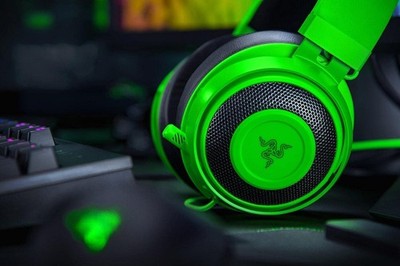 Razer Kraken Multi-platform Wired Gaming Headset - Green | eBay