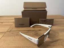 Burberry BE4291 01 Sunglasses - White BE4291 3007/H Unisex