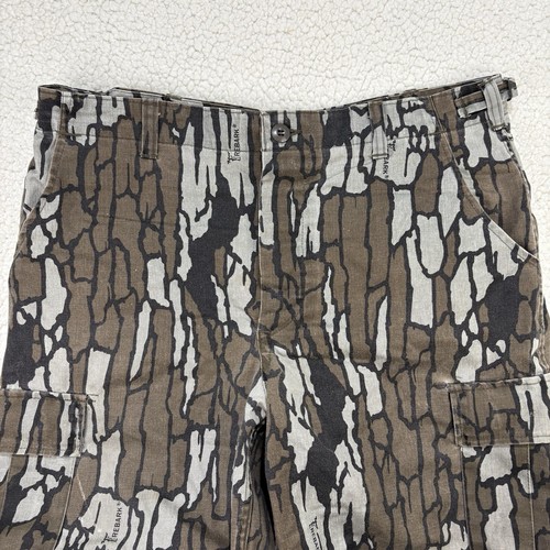 Vintage Winchester Camo Cargo Pants Mens 38x30 Baggy Trebark Outdoor Hunting - Bild 4 von 11