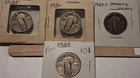 🔥STANDING LIBERTY QUARTERS LOT OF 1 $ FACE 90% SILVER NICE (LOTOF 4) 1925-1930