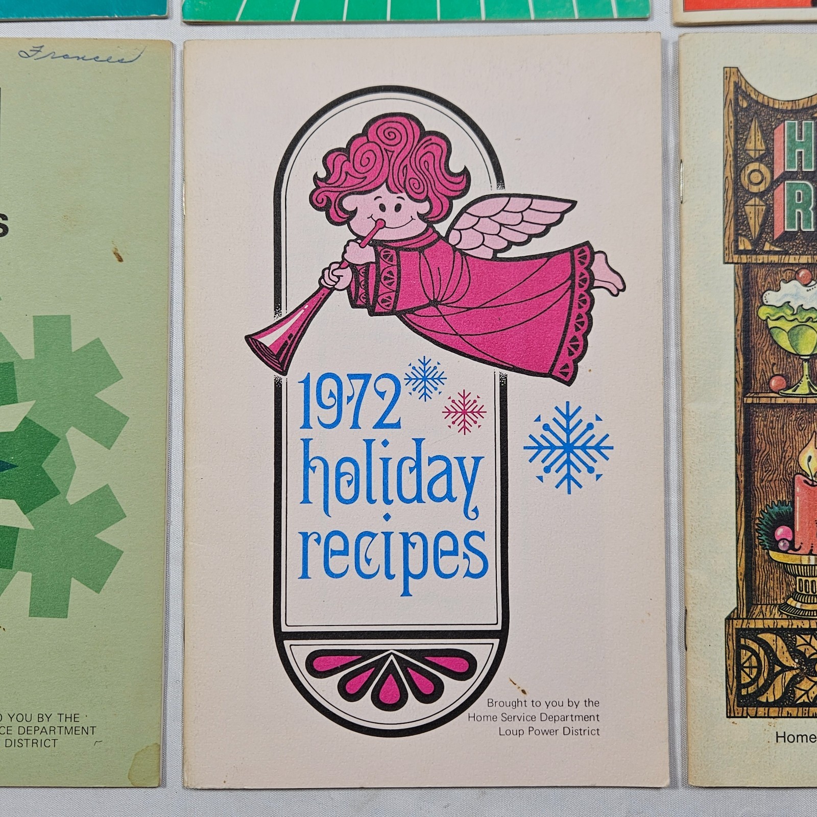 VTG 50s 60s 70s Lot of 8 Christmas Holiday Recipes Booklets from Power Company