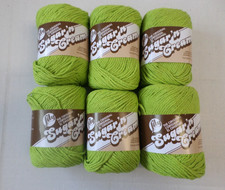 Sugar 'n Cream Cotton Yarn  Lot of 6   Sage Green