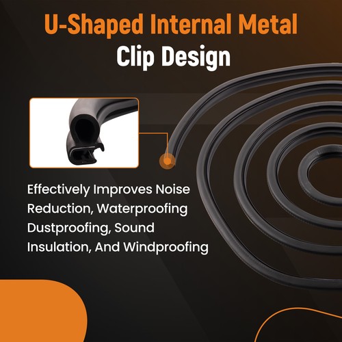 Door Seal Rubber Weatherstrip for Peterbilt 359 360 380 1986-2007 20-10985-644 - Picture 6 of 17