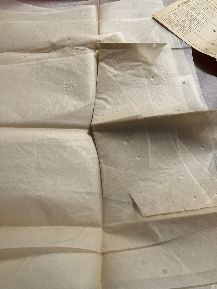 Hollywood Pattern Co Apron Bib Half Butcher Potholder Mitt S M L 1224 never used - Image 3 of 4