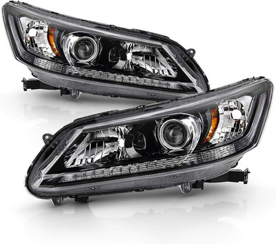- for [Factory Halogen Model W/O LED DRL] 2013-2015 Honda Accord Sedan Projector