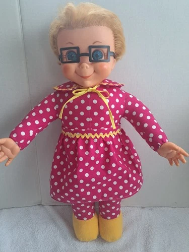1960's Vintage Mattel Custom OOAK Mrs. Beasley (no voice box) w/ new Pink body