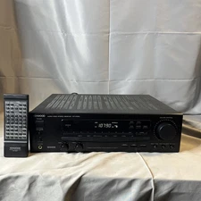 Vintage Kenwood Audio Video KR-V5550 Stereo Receiver With Remote Bundle Works!