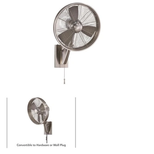 MinkaAire Anywhere Black 15" Diameter 3 Speed Indoor / Outdoor Wall Mount Fan - Picture 3 of 8