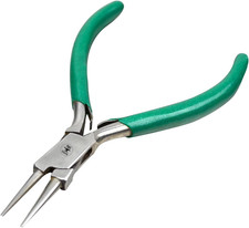 5" round Nose Pliers W/Spring Jewelry Making Beading Wiring Wire Metal Forming R