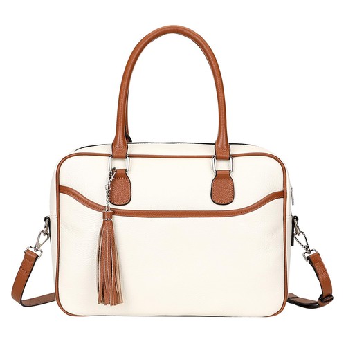 Genuine Leather Satchel Handbags for Women Purse Top Handle Shoulder Bag(O197...