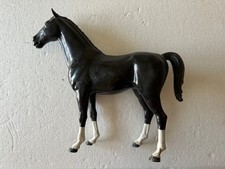 Org Vintage Marx Johnny West Black Thunderbolt Horse- No Box- No Accessories