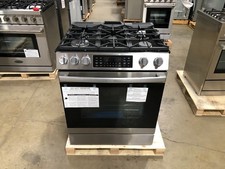 30 in. Gas Range, 5 Burners, Stainless Steel (OPEN BOX, COSMETIC IMPERFECTIONS)