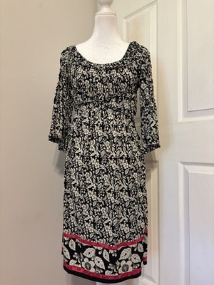 Sophie Max Peasant Dress Size L Fairy Goth Dark Cottage Core Babydoll Milkmaid