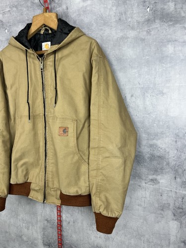 Vintage Carhartt Duck Canvas Hoodie Herren Jacke Gr. M - Bild 3 von 15