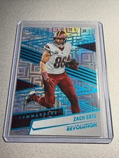 2025 Panini Revolution Zach Ertz Teal Levels /499 Commanders #184