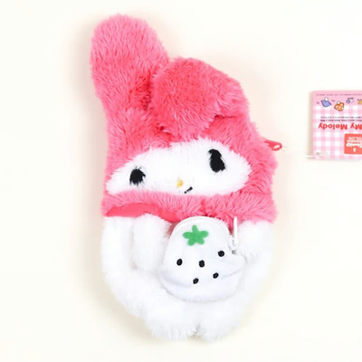 My Melody Pitatto Friends Plush Doll Clothes Strawberry Zipper Japan 2012