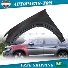 Black Fender Front Left Hand Side Fit Volkswagen Atlas 2020-2023
