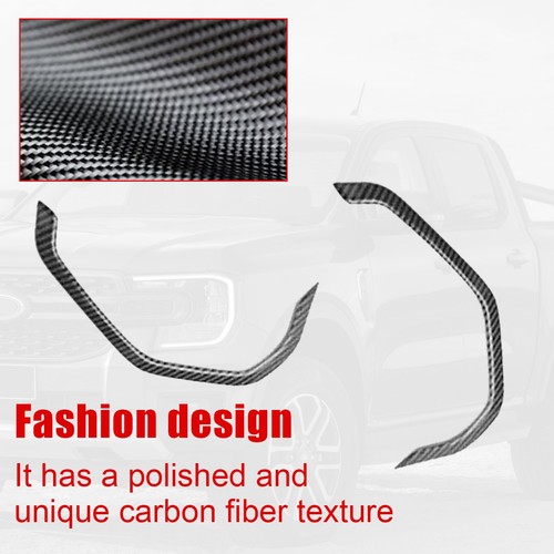 Fit For Ford Ranger 2023-24 ABS Plastic Exterior Air Flow Vent Side Fender Decor - Picture 3 of 7
