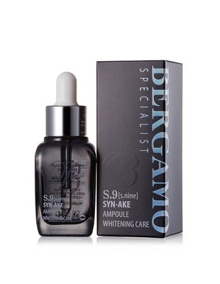 8809180017776 BERGAMO S.9 SYN-AKE Ampoule Whitening Care serum do twarzy z jadem