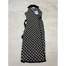 Diane Von furstenberg x target NWT Sleeveless Geometric Knit Wrap Dress XS