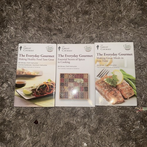 The Great Courses EVERYDAY GOURMET by Teaching Company - Lot of 3 + 1DVD