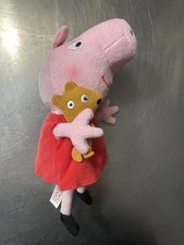 Ty Beanie Baby Pink Peppa Pig Stuffed Animal Plush Toy Good Used Condition