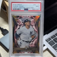 Topps Finest Gold Refractor Aaron Judge #FC-AJ New York Yankees MLB /50