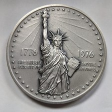 The National Bicentennial Medal |  Silver Medal | 9.330 oz | Sterling Silver 87.33 per troy oz