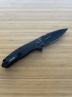 Kershaw 1407 Conduit Assisted - Black GRN - Black Oxide Spear Point 8Cr13MoV