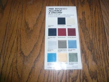 1986 Renault Alliance & Encore Factory Color Paint Chips - Vintage - 10/27