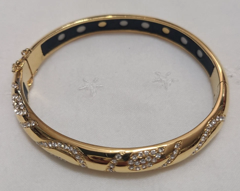 Pulsera Nikken Bella Passione Chapada en Oro 24K Magnética Napoli Remolino Nueva Sin Etiquetas #2 Foto 2 de 4
