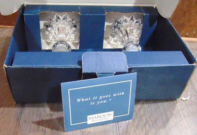 Marquis By Waterford Brookside Lead Crystal Wine Stopper IOB