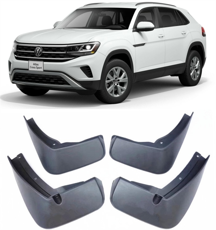 New Full Set Splash Guards Mud Flaps FOR VW 2020-2026 Atlas Cross