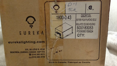 Eureka Lighting Insulated Ceiling Housing 1800-0.43 Approx. 14x9x7 Inches, 60x60