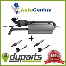 MARMITTA SILENZIATORE CATALIZZATORE + 2 SONDE LAMBDA SMART 451 1.0 DYPARTS 35904