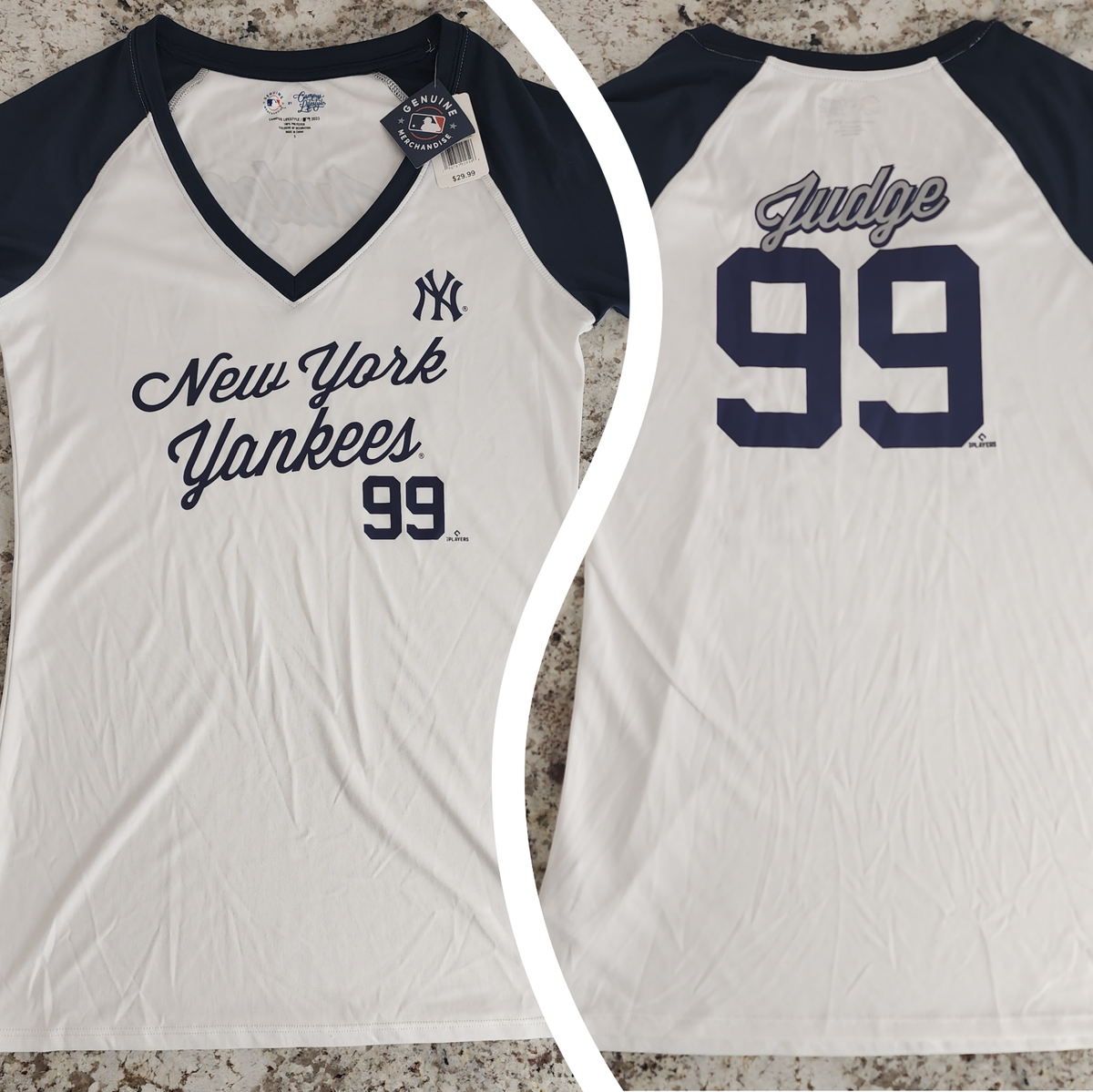 ニューヨーク・ヤンキース JUDGE 99 Tシャツ ニューヨーク ヤンキース 名前と背番号T シャツ - アーロン