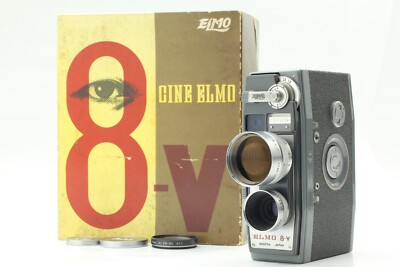 ''Exc+5 In Box'' Elmo 8V Double Turret Movie Film Camera From Japan