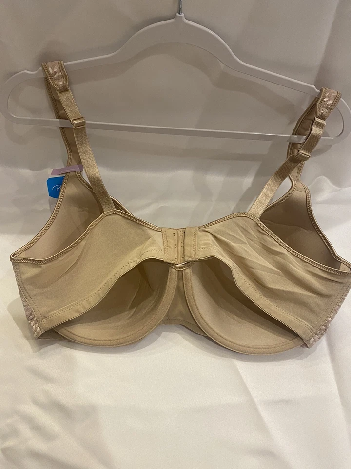 PLAYTEX 4823 Balconette 米色文胸加厚钢圈尺寸 40D — 第 2/3 张图片