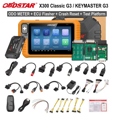 OBDSTAR X300 Classic G3 Full Version ODO/ECU Flasher/Crash Reset/Test Platform