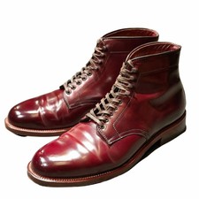 Alden leather shoes plain toe boots mens Used STOC-0