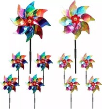 Bird Repellent Reflective Bird Scarer Windmill High Reflection Pinwheels Garden