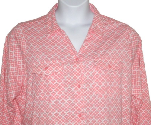Croft & Barrow Sz L Women's Striped Print Knit Top G2D19 | eBay