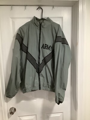 US Military ARMY IPFU Physical Fitness Windbreaker Jacket Size X 