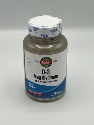 D-3 Mag Glycinate, 90 VegCaps  - exp 05/2026