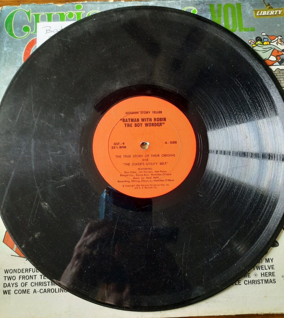 Batman With Robin The Boy Wonder Vinyl LP - Album Used in Decent Condition
